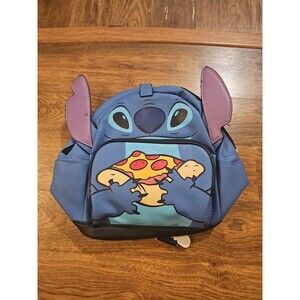 NWT Disney Lilo & Stitch Mini Backpack Pizza No Coin Purse